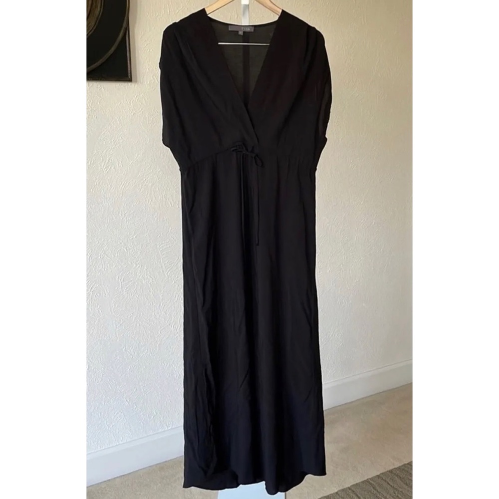 Tysa Juniper Beautiful Black Drawstring Dolman Sl… - image 5